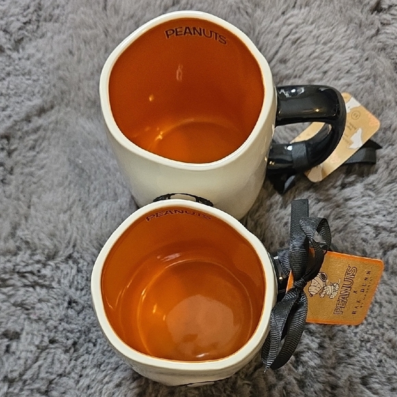 Rae Dunn Snoopy Skeleton Mug - Cream and Black so stinking cute - Picture 10 of 11